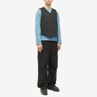 s.k manor hill Men's Yukon Vest in Black Quilted Nylon