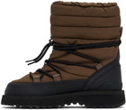 SUICOKE Brown BOWER-TRevab-HI-LACE Boots