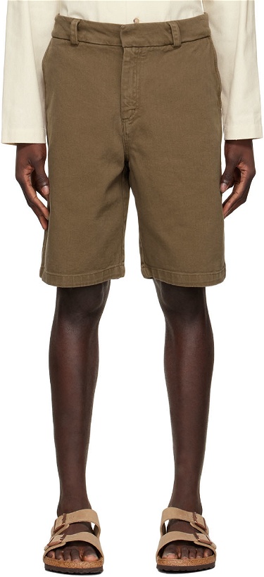 Photo: Another Aspect Brown Cotton Shorts