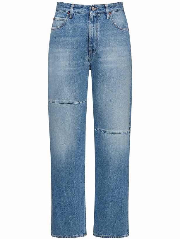 Photo: MM6 MAISON MARGIELA - Straight Cotton Denim Jeans