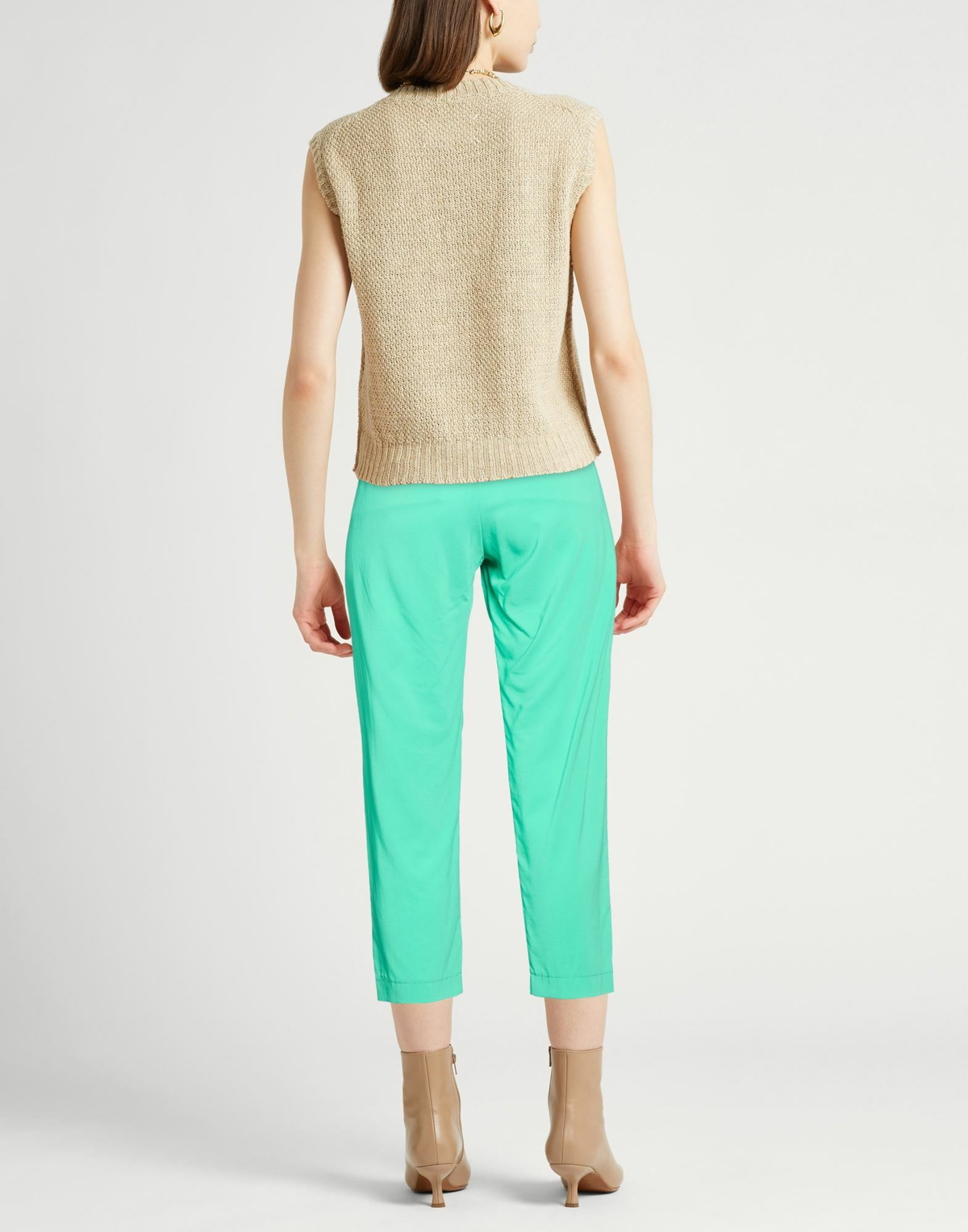 Jucca Womens Pants Emerald in Green