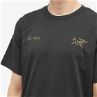 Arc'teryx Men's Captive Arc'postrophe Word T-Shirt in Black