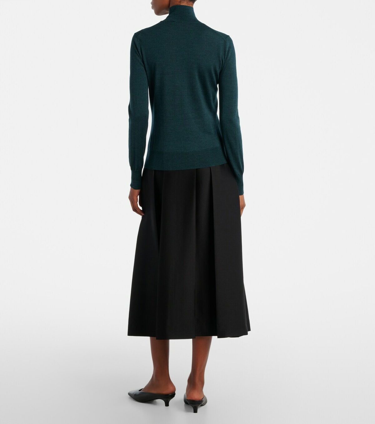 Carolina Herrera Wool and silk turtleneck sweater