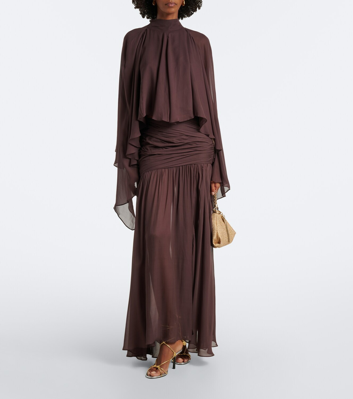 De La Vali Mia chiffon top