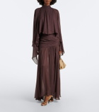De La Vali Mia chiffon top