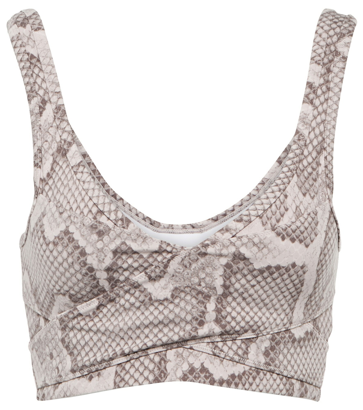 Varley - Kellam snake-effect sports bra