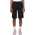 Kenzo Black Square Logo Shorts