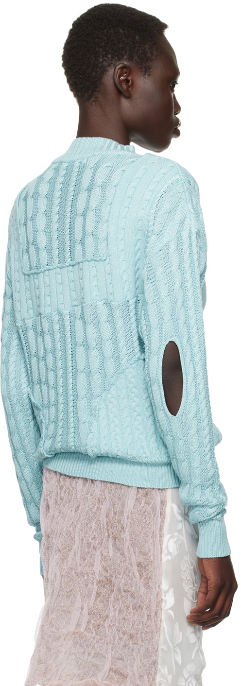 Julie Kegels SSENSE Exclusive Blue Kath Sweater