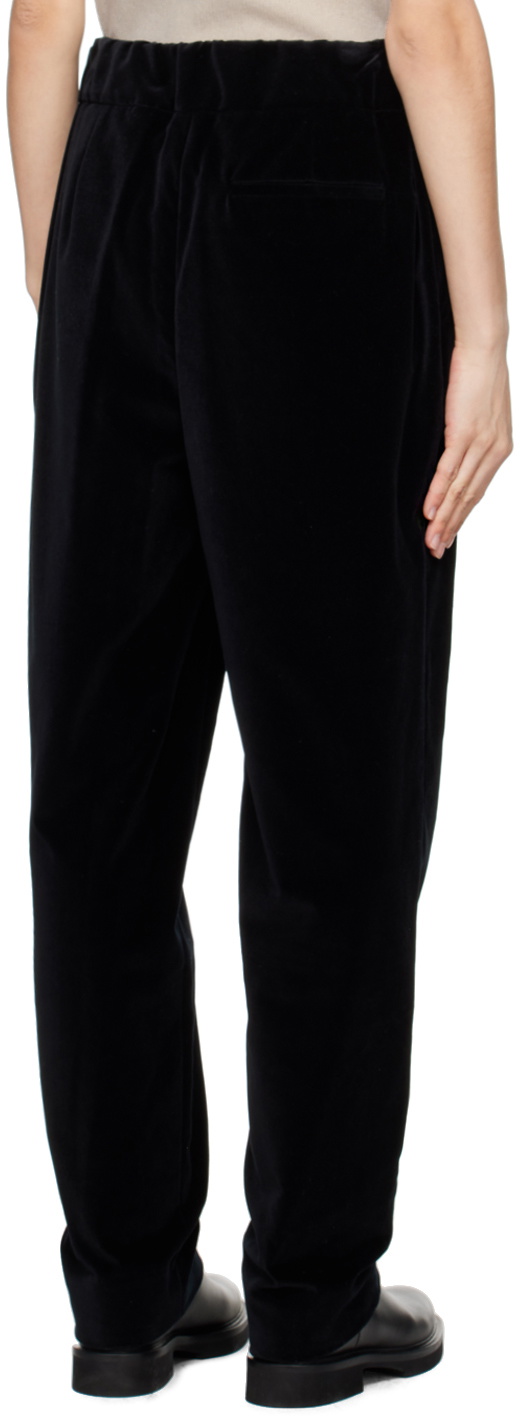 Margaret Howell Black Drawstring Trousers