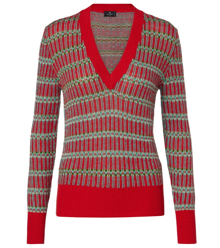 Photo: Etro Jacquard wool-blend sweater