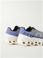 ON - Cloudmonster Rubber-Trimmed Mesh Running Sneakers - Blue