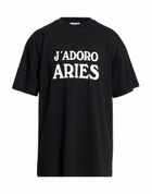 Aries Mens T-shirt in Black