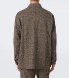 Auralee Wool tweed overshirt
