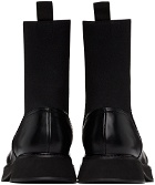 Nina Ricci Black Leather Ankle Boots
