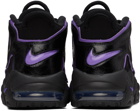 Nike Black & Purple Air More Uptempo '96 Sneakers