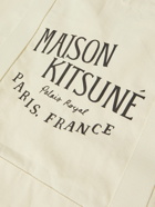 Maison Kitsuné - Palais Royal Logo-Print Cotton-Canvas Tote Bag