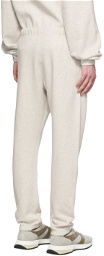 Essentials Off-White Cotton Lounge Pants