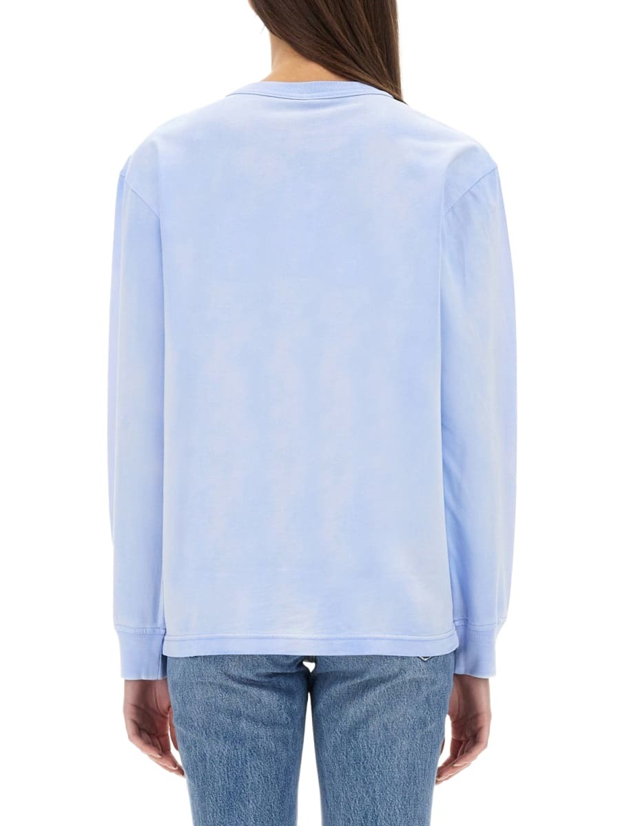 T by Alexander Wang Embroidered Oxford Oversize Shirt T by