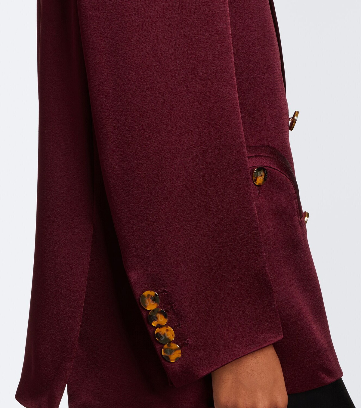Blazé Milano Everynight double-breasted satin blazer