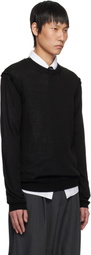 Comme des Garçons Homme Deux Black Crewneck Sweater