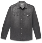 Brunello Cucinelli - Washed-Denim Western Shirt - Gray