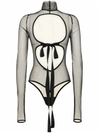 NENSI DOJAKA - Open Back Tulle Bodysuit