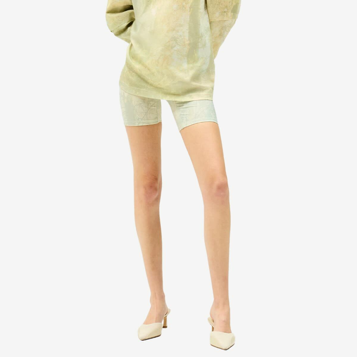 Represent Women's Hideaway Bike Short in Forest Print