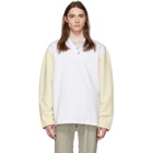 Fear of God White and Beige Long Sleeve Henley