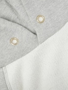 Les Tien - Fleece and Cotton-Jersey Hoodie - Gray