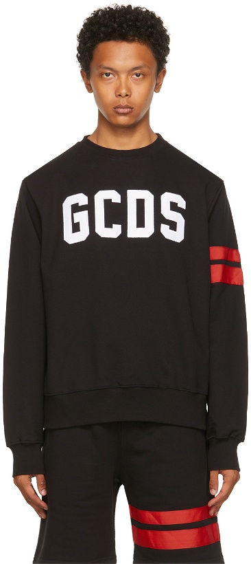 Photo: GCDS Black Logo Sweatshirt