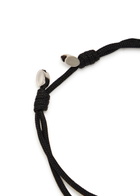 Valentino Garavani Vlogo Cord Bracelet - Black - One Size