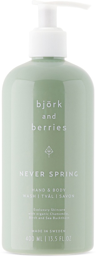 Photo: Björk and Berries Never Spring Hand & Body Wash, 400 mL