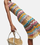 Missoni Mare Zig-zag knit beach dress