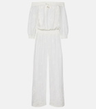 Melissa Odabash Tully crochet cotton-blend jumpsuit