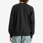 Auralee Men's Elastic High Gauge Sweatshirt in Ink Black