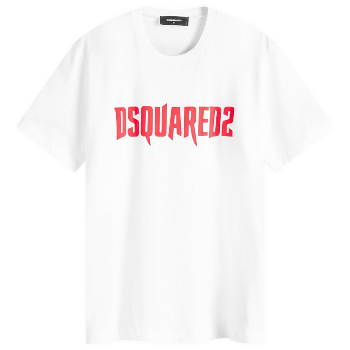 Photo: Dsquared2 Men's Chest Logo T-Shirt in White