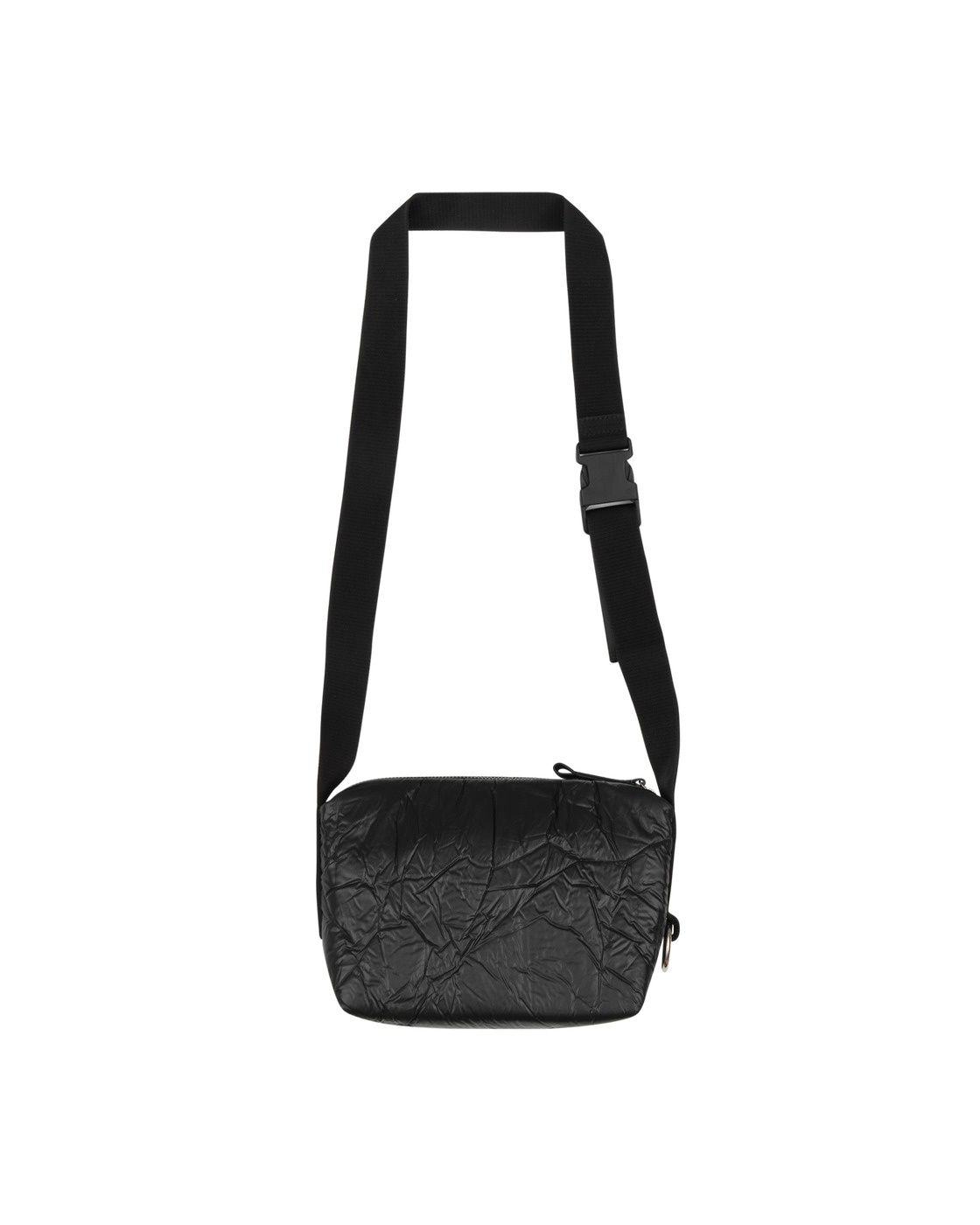 DRIES VAN NOTEN Crinkled patent-leather tote