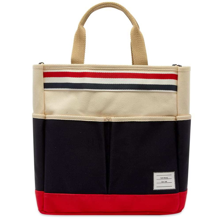 Photo: Thom Browne Tricolour Canvas Tote