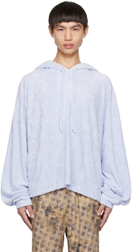 Photo: Acne Studios Blue Relaxed Hoodie