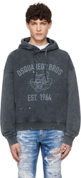 Dsquared2 Navy Cypro Fit Hoodie
