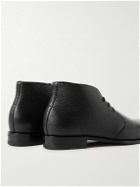 Manolo Blahnik - Berwick Full-Grain Leather Chukka Boots - Black