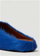 Hairy Fussbett Mules in Blue