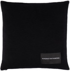Kvadrat/Raf Simons Black Double Face Wool Cushion