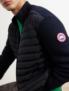 Canada Goose - HyBridge Slim-Fit Quilted Down Shell and Merino Wool Jacket - Blue