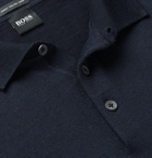 Hugo Boss - Virgin Wool Polo Shirt - Blue