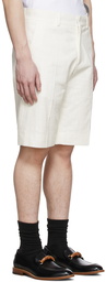 Casablanca Off-White Cotton Shorts