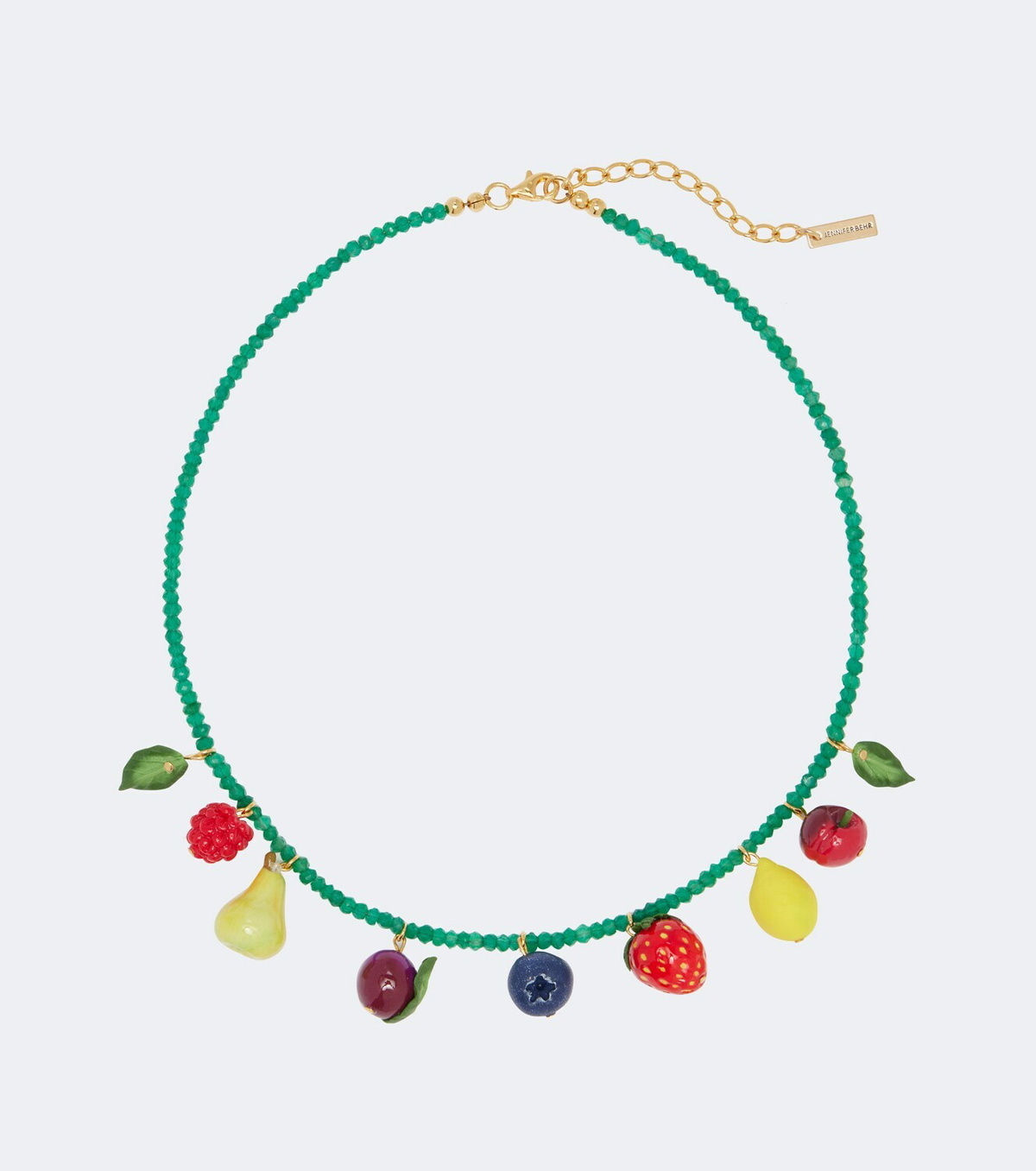 Jennifer Behr Fruita embellished charm necklace