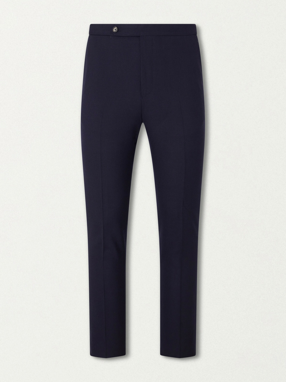 De Petrillo - Tapered Virgin Wool Suit Trousers - Blue