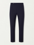 De Petrillo - Tapered Virgin Wool Suit Trousers - Blue