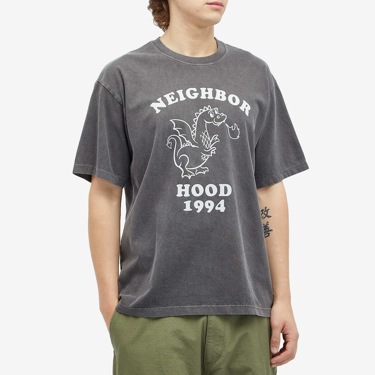 【NEIGHBORHOOD】Neighborhood SS-18 Tシャツ Neighborhood Men's SS-18 T-Shirt in Black Neighborhood